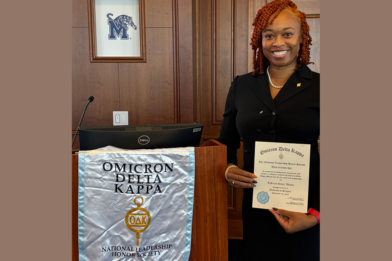 SPH Student Inducted into Omicron Delta Kappa National Leadership Honor Society