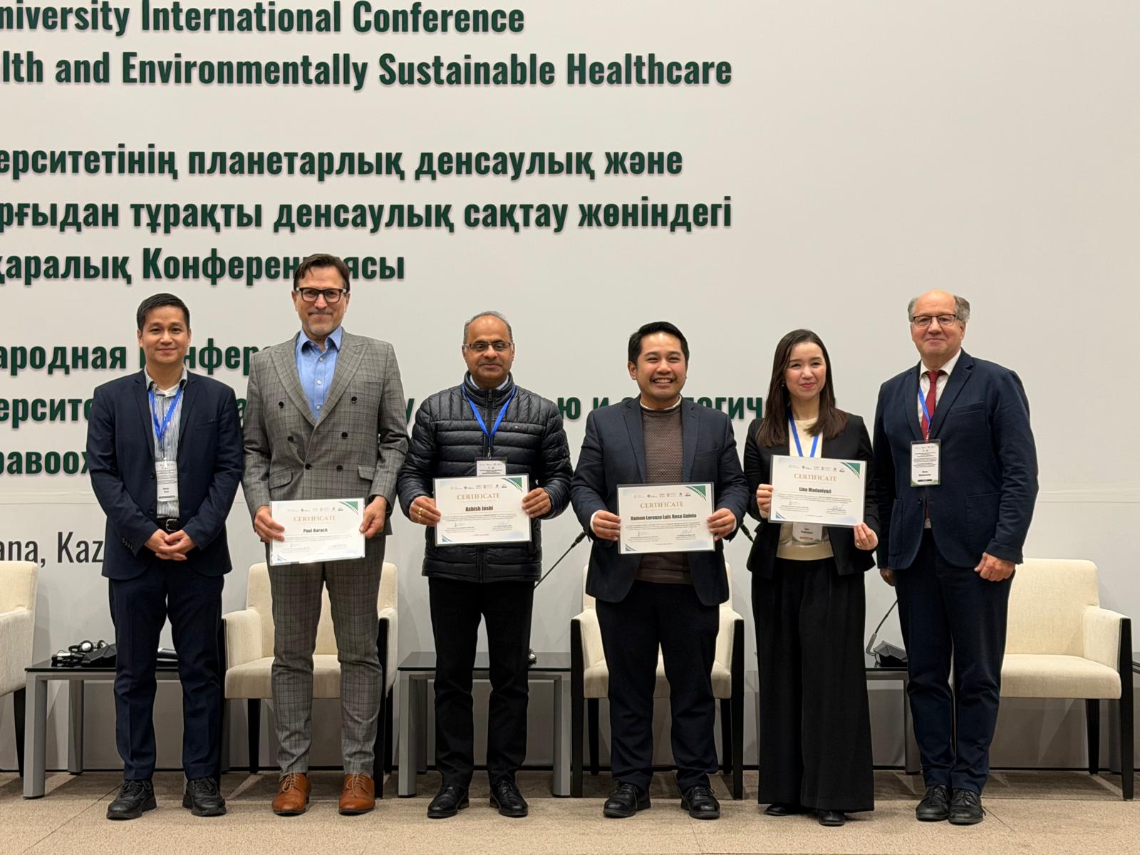 Dean Ashish Joshi at the International Conference on Planetary Health and Environmentally Sustainable Healthcare 