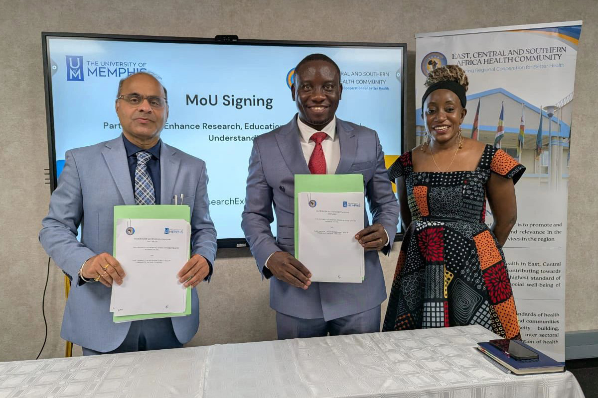 An International MOU was signed between UoM SPH and ECSA-HC