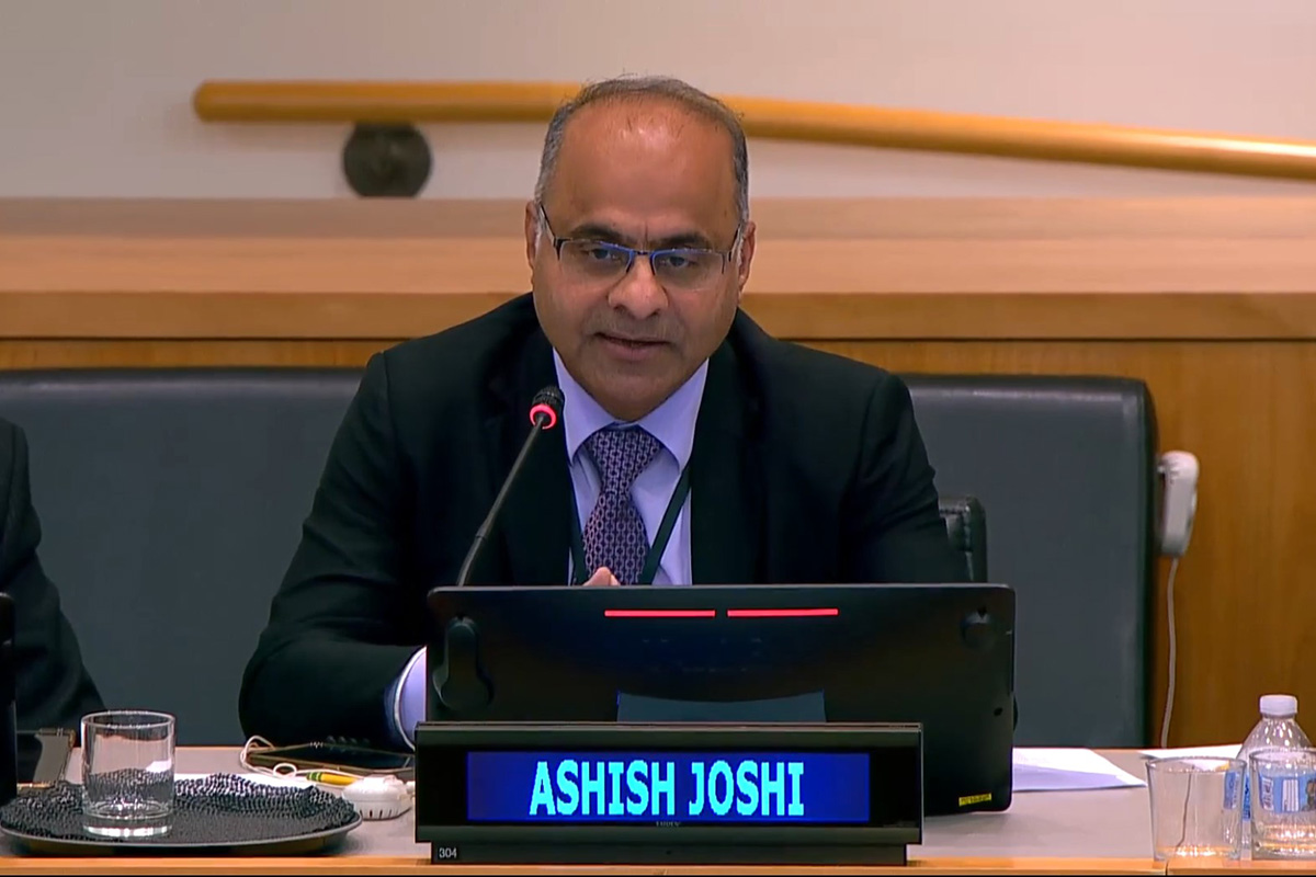 Dr. Ashish Joshi, SPH Dean addresses Health Diplomacy and Mental Health in the Global Era at the 24th World Congress of Psychotherapy