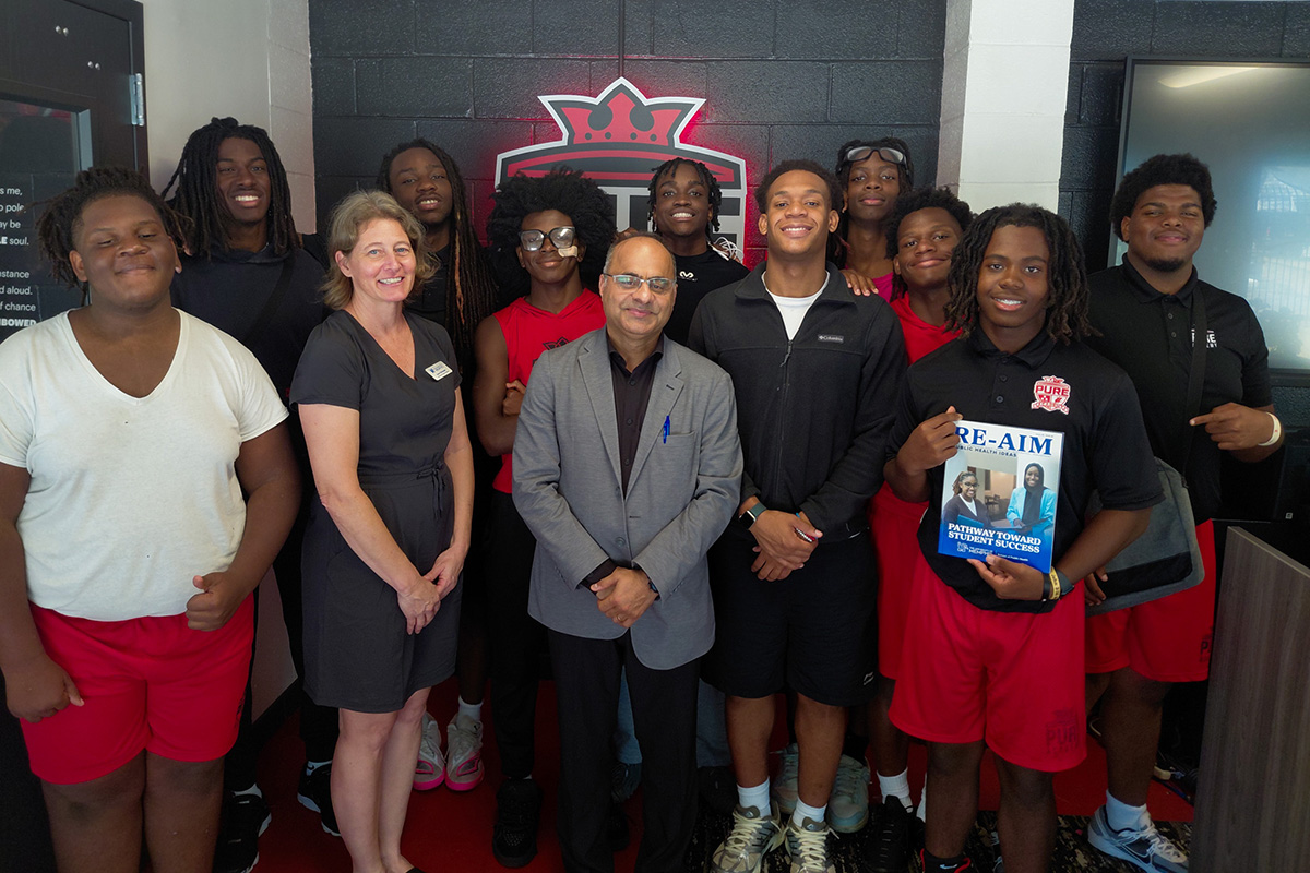 Dean Joshi Inspires PURE Academy Students to Lead Through Public Health