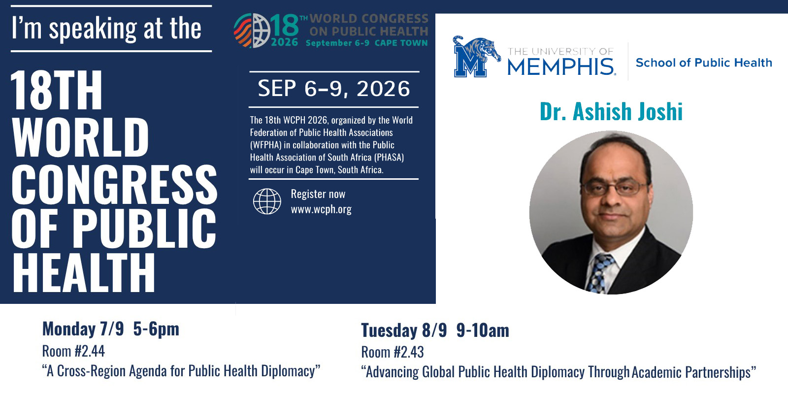 Recommended size: 800 × 600 px 18th World Congress of Public Health