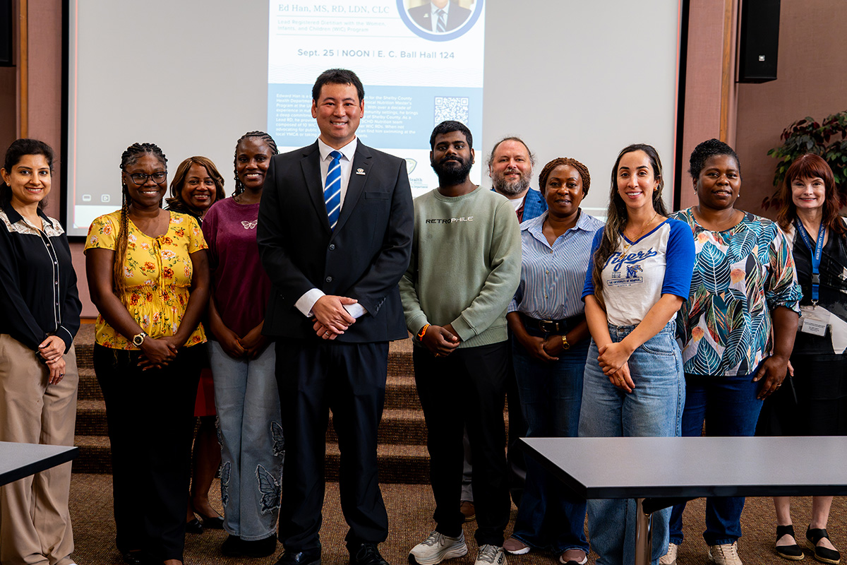 Group photo with Edward Han