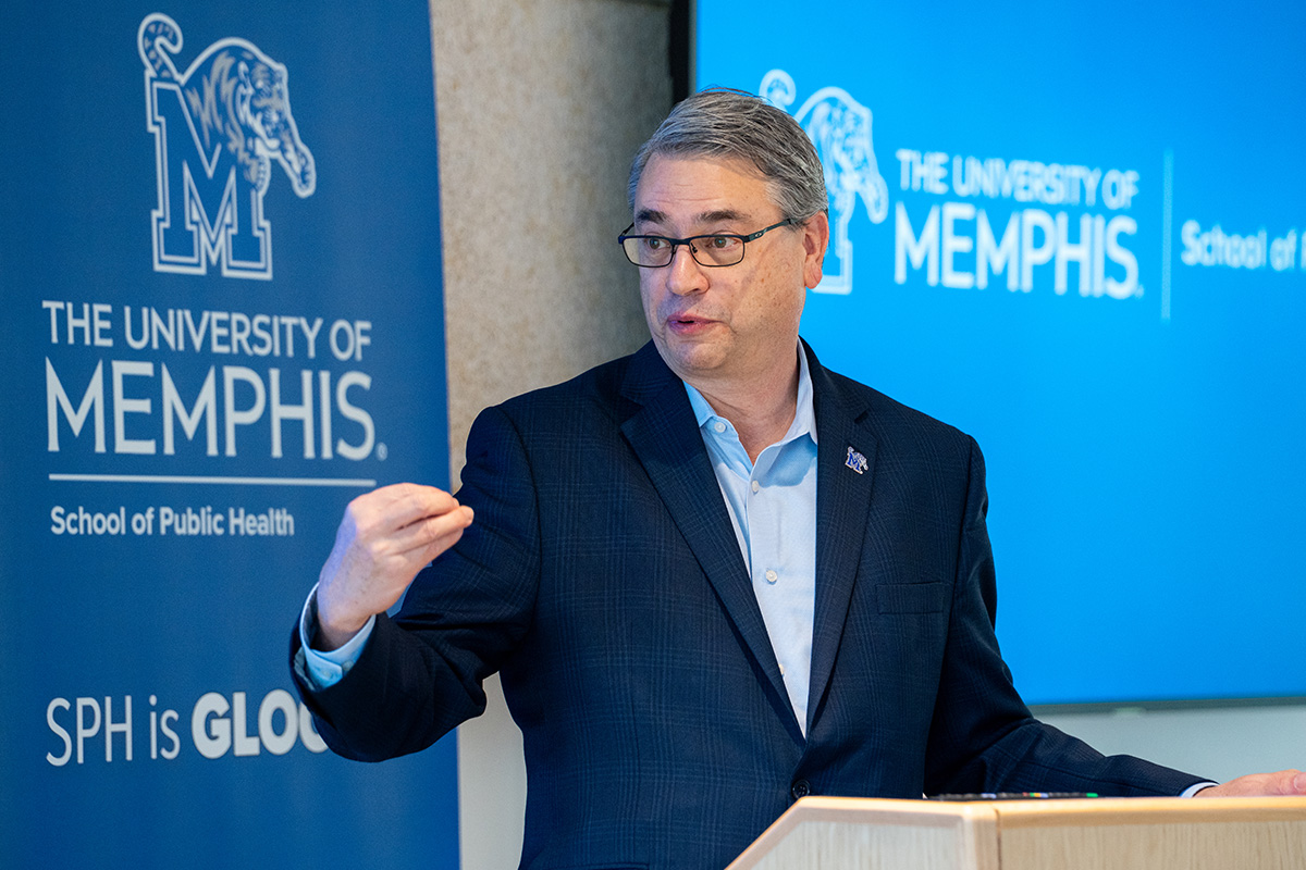 University of Memphis Executive Vice President for Academic Affairs and Provost, Dr. David Russomanno