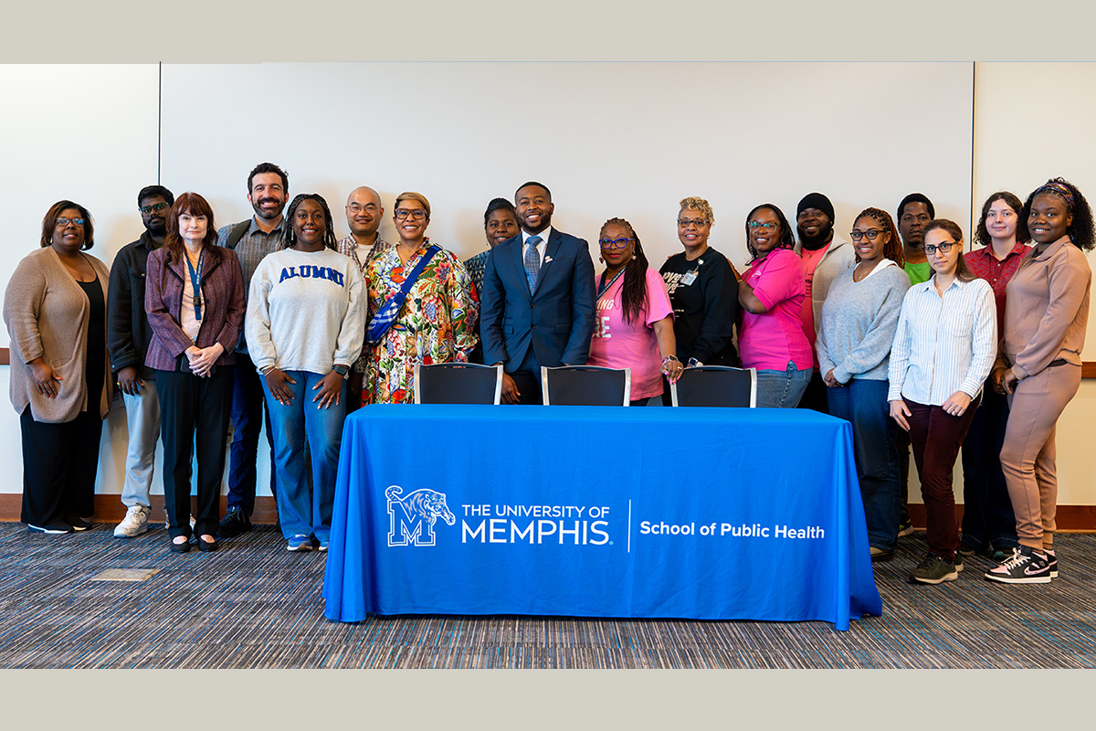 Mr. Corry Owens Jr. with Speaker Series Participants