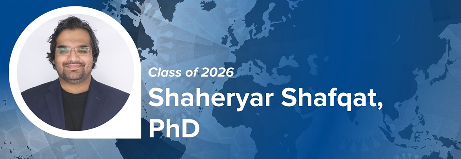 Headshot of Shaheryar Shafqat, PhD