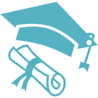 icon for grad cap and degree