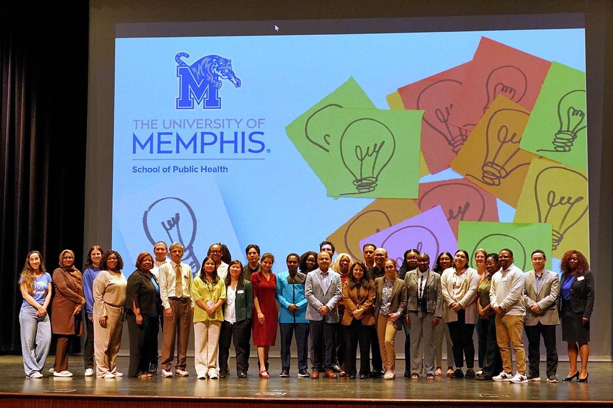 Changemakers initiative participants accompanied by SPH faculty, staff and students