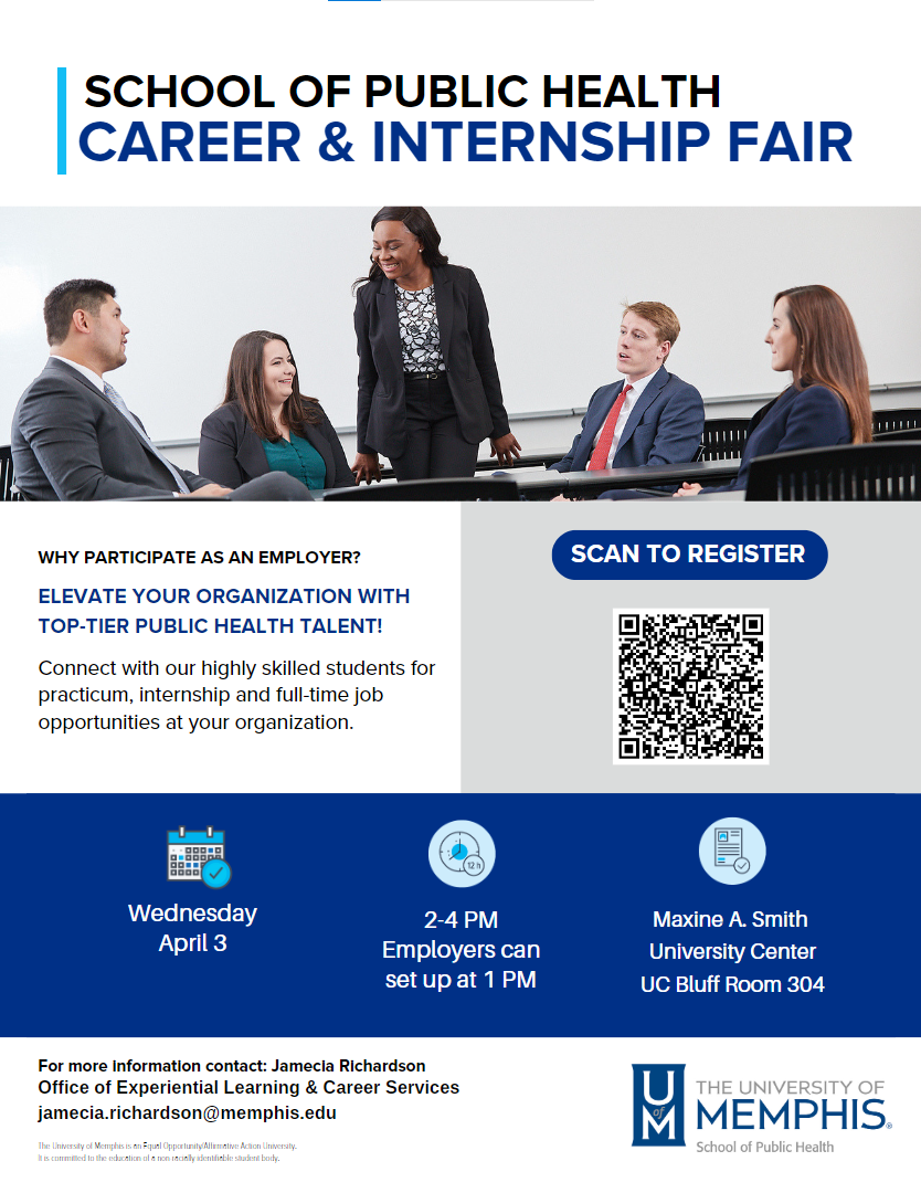 Poster of career fair for employers