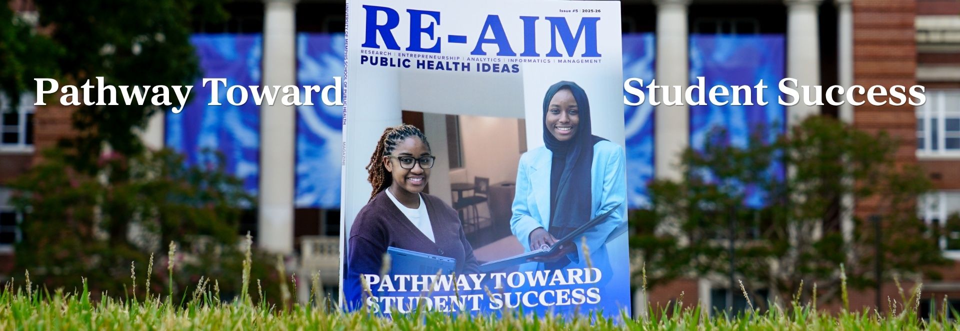 SPH Magazine Cover on UofM background