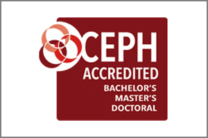 CEPH Accredited Bachelors, Master's, Doctoral (accreditation badge)