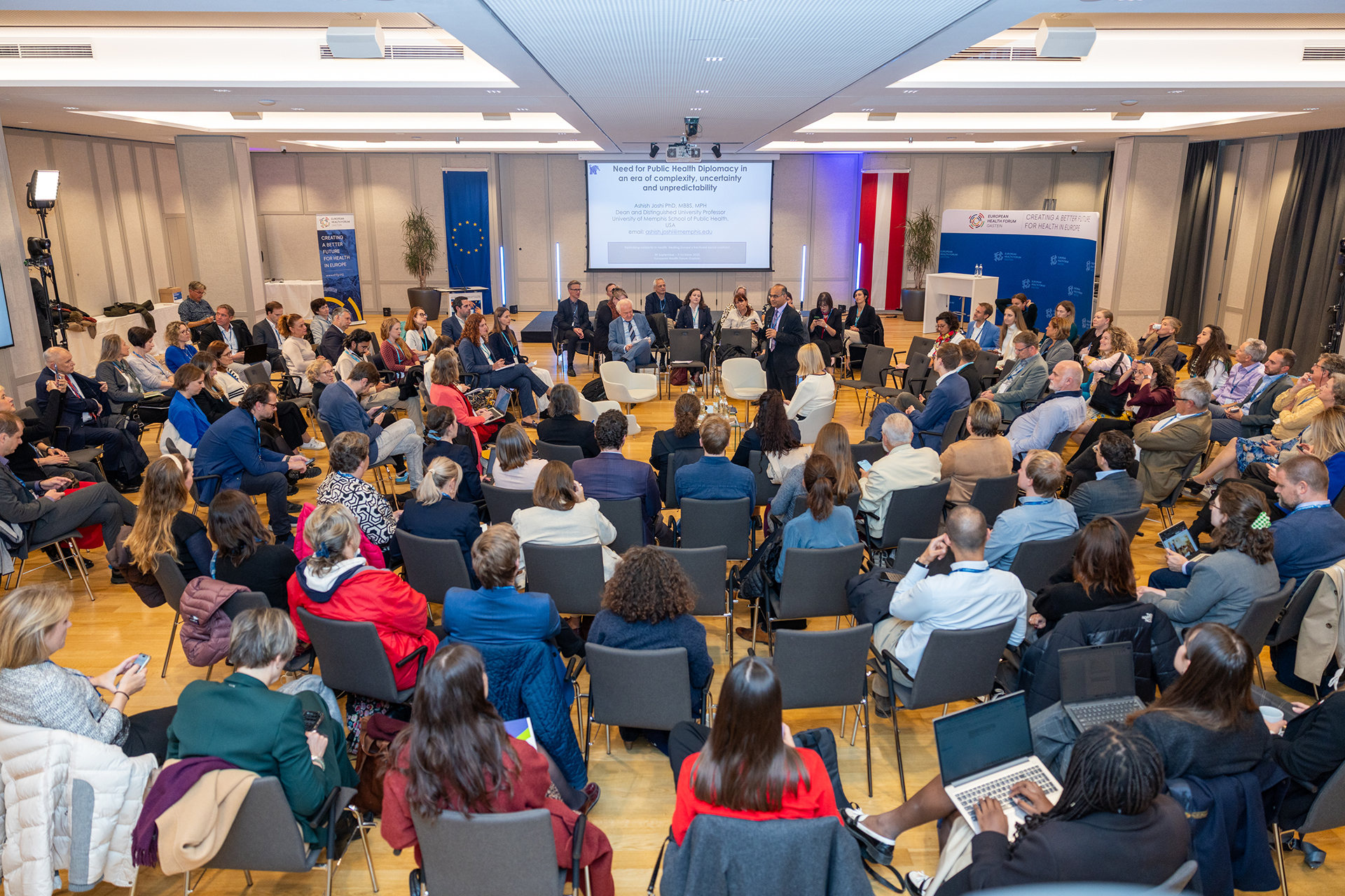 SPH Dean Joshi at EHFG 2025 Conference