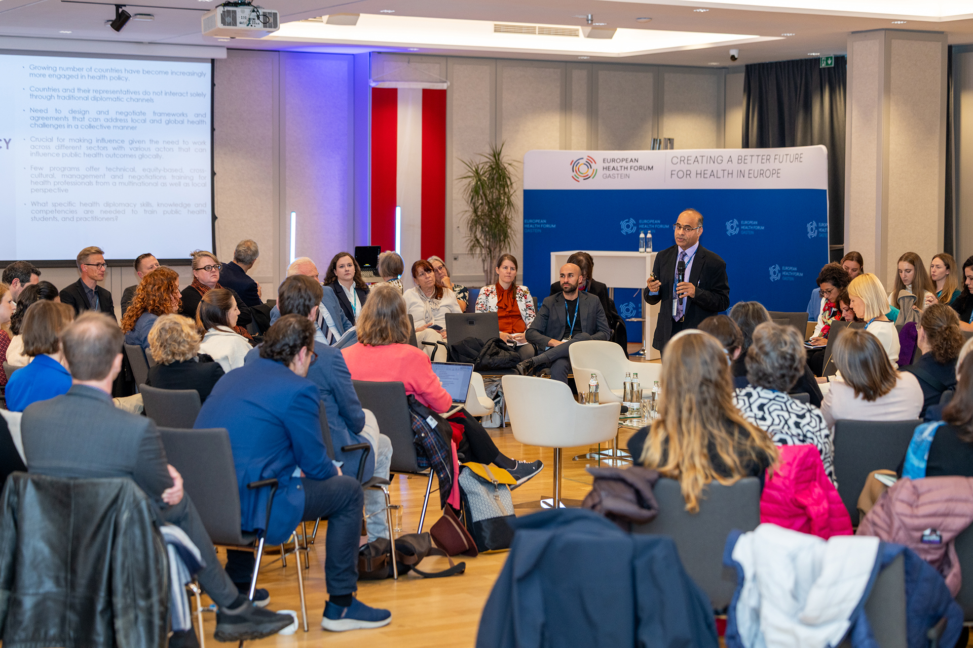 SPH Dean Joshi Speaks about Public Health Diplomacy