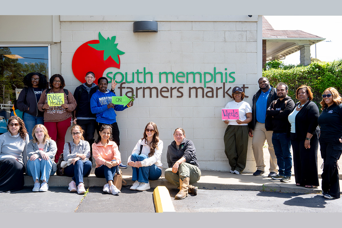 Public Health on Wheels participants with members of The Works Inc.