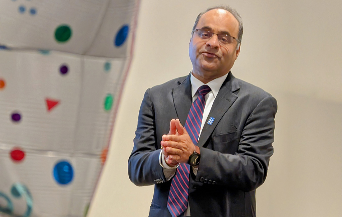 Harrison C. Spencer Award Celebration - Dean Ashish Joshi talking