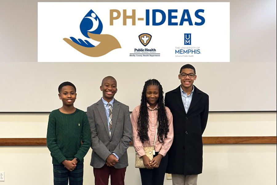 Middle School Students Group Photo