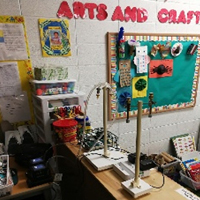 arts & crafts classroom