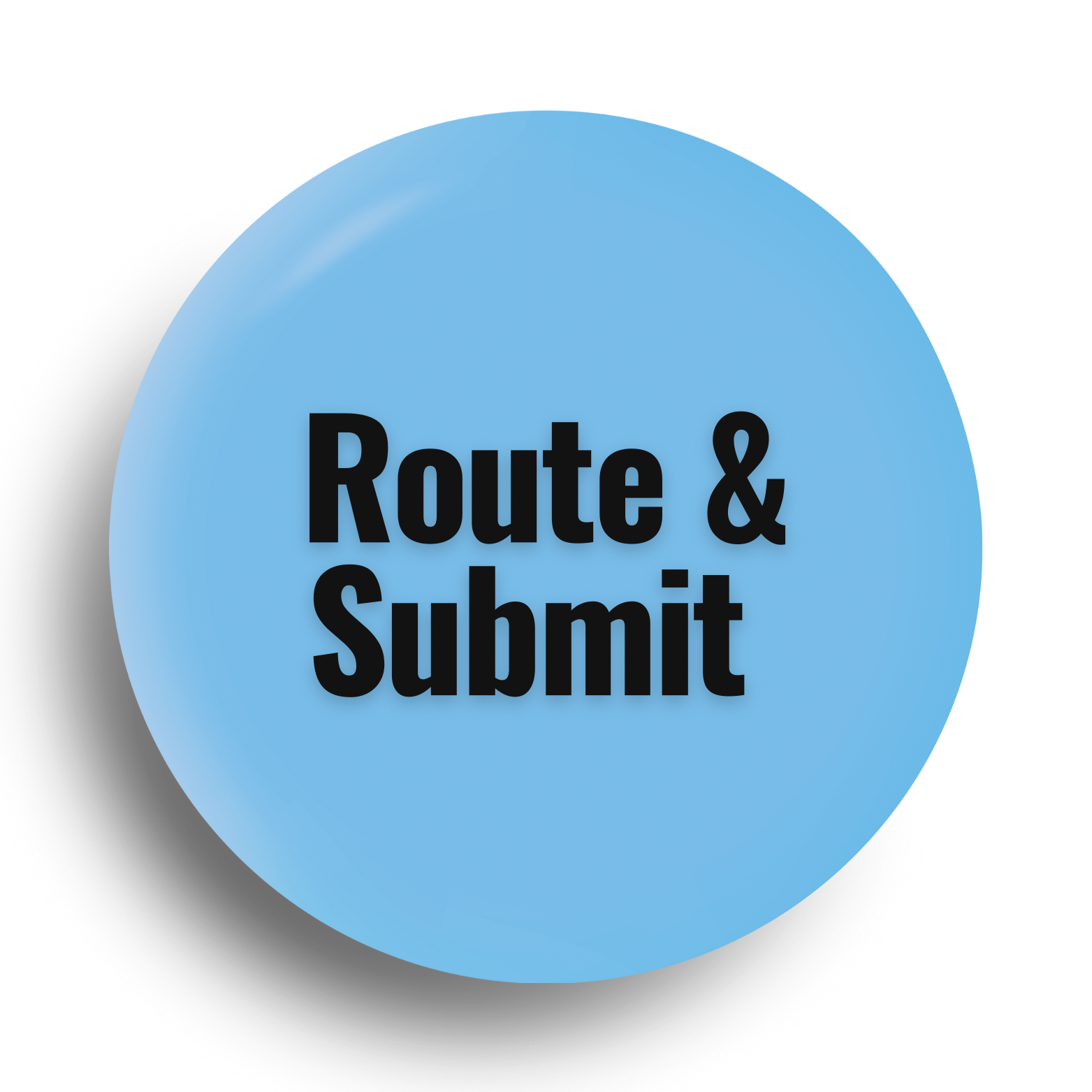 route and submit in Cayuse