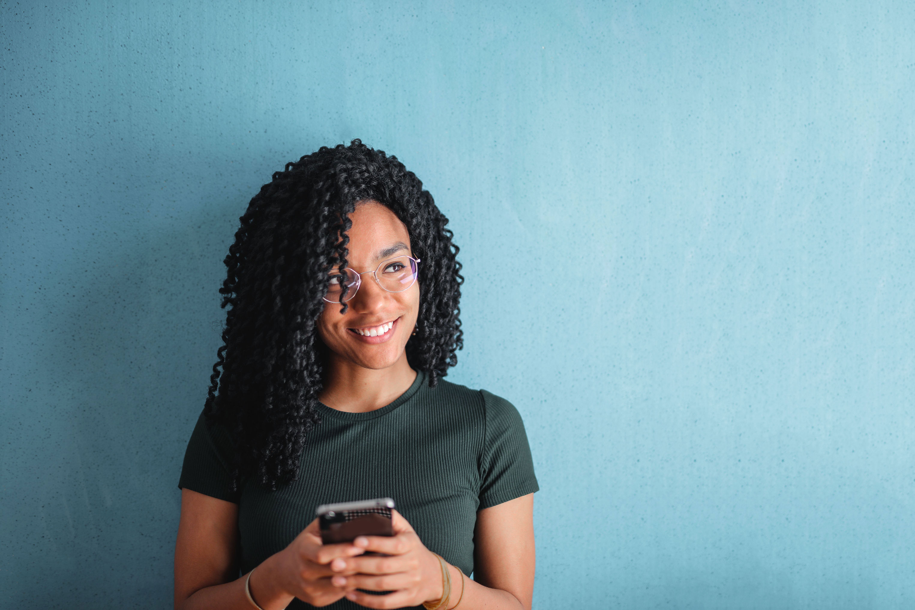 Woman Using Phone