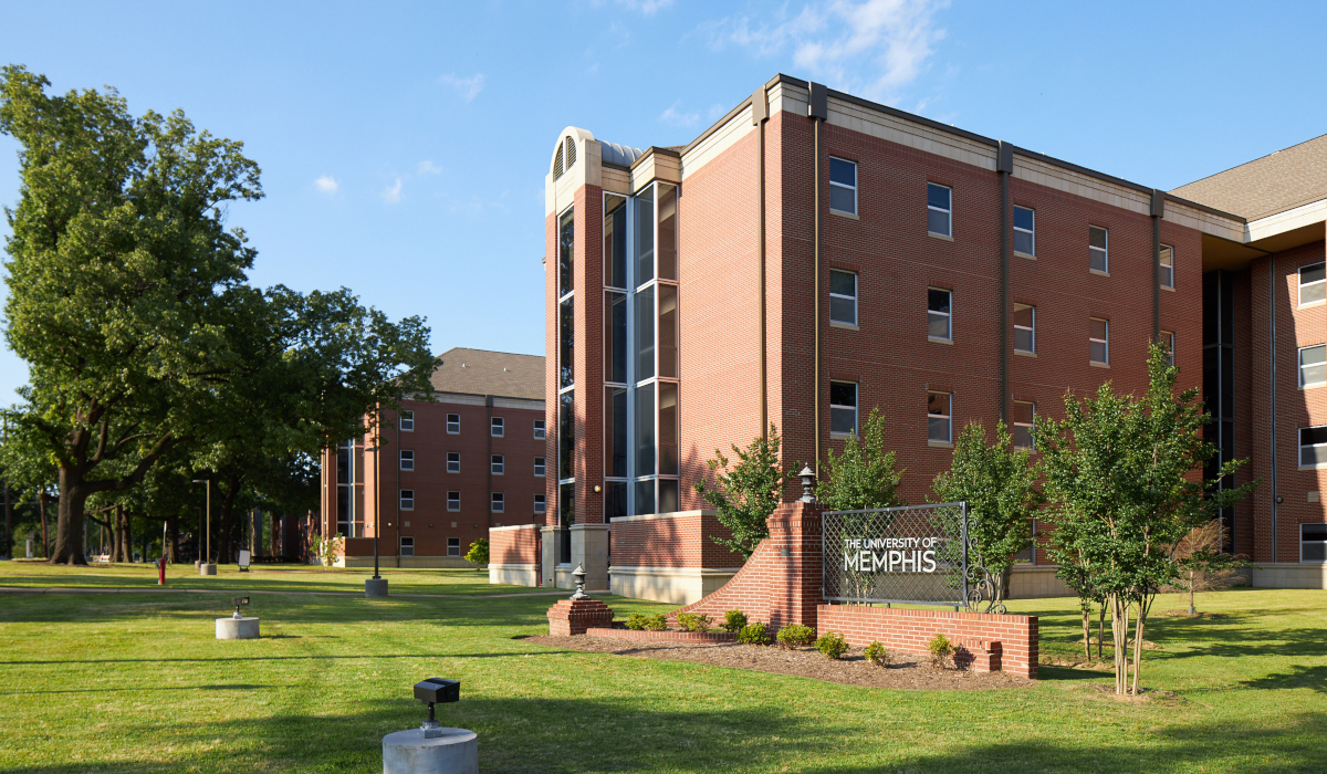 Outside of dorm building