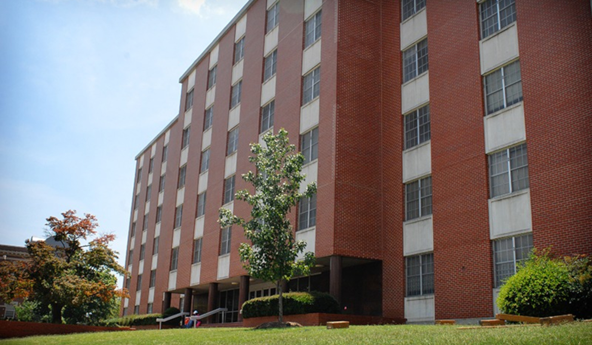 Outside of Rawls building