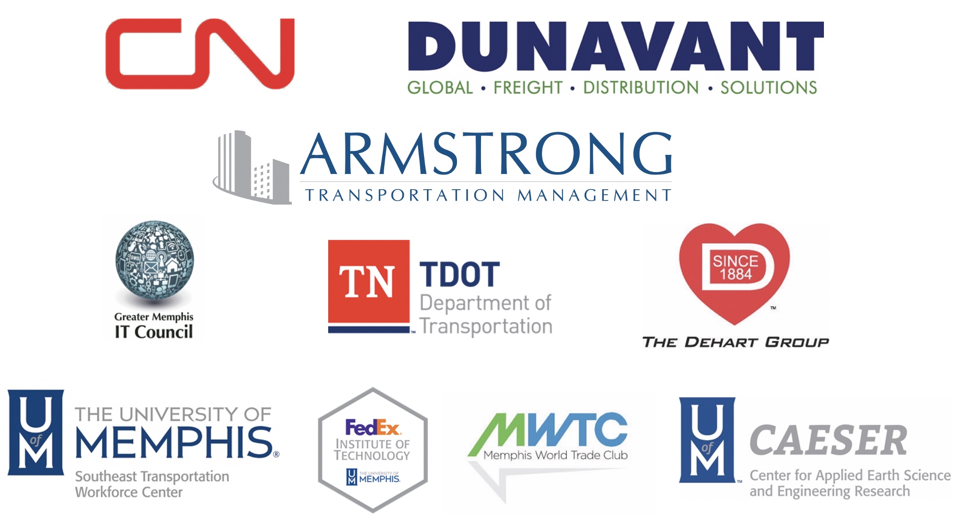 Sponsor logos for choosing transportation summit