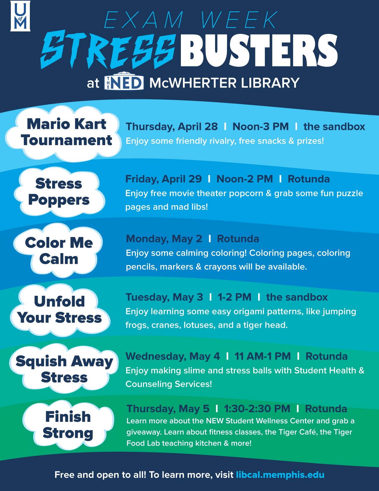 library finals events