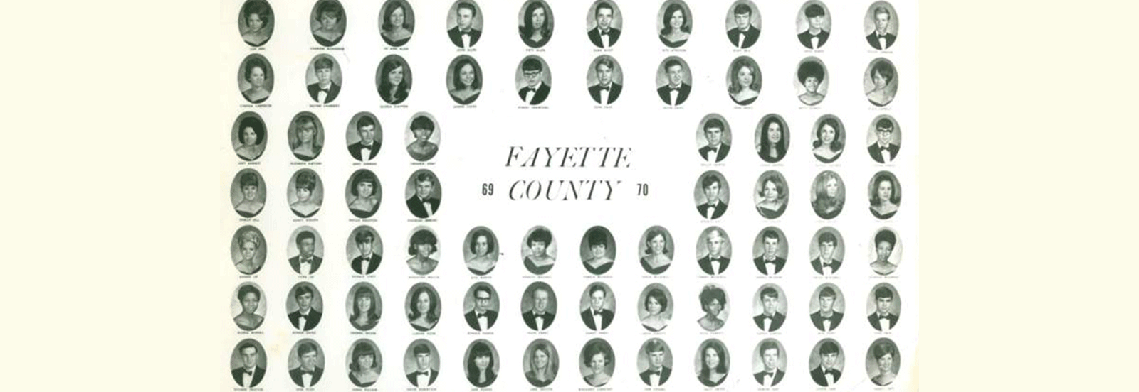 Graduating Class 1970, Fayette County High School  