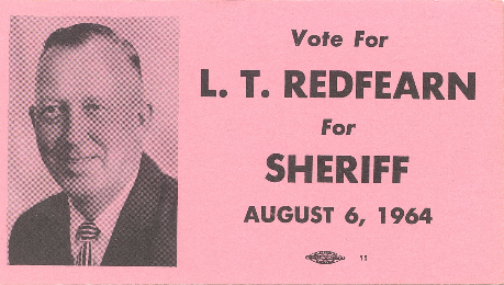 L.T. 'Red' Fearn Election Flyer