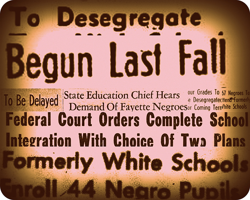 desegregation collage