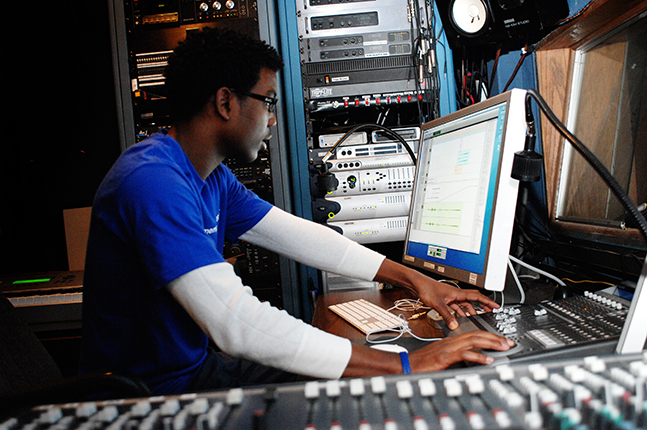 Sound Booth - Theatre & Dance - The University of Memphis