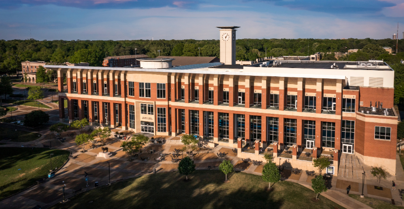 aerial view of the UC Exterior