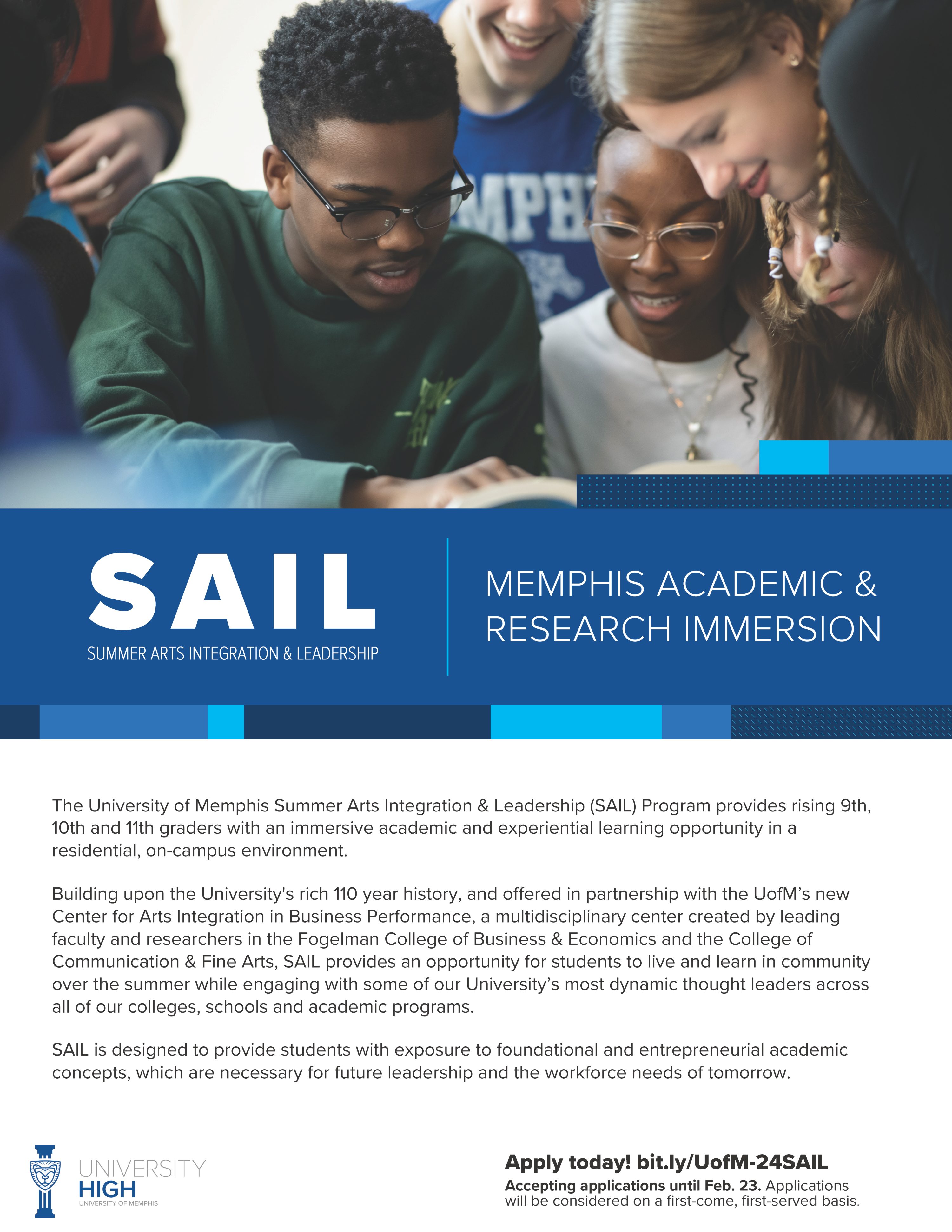 sail front page flyer