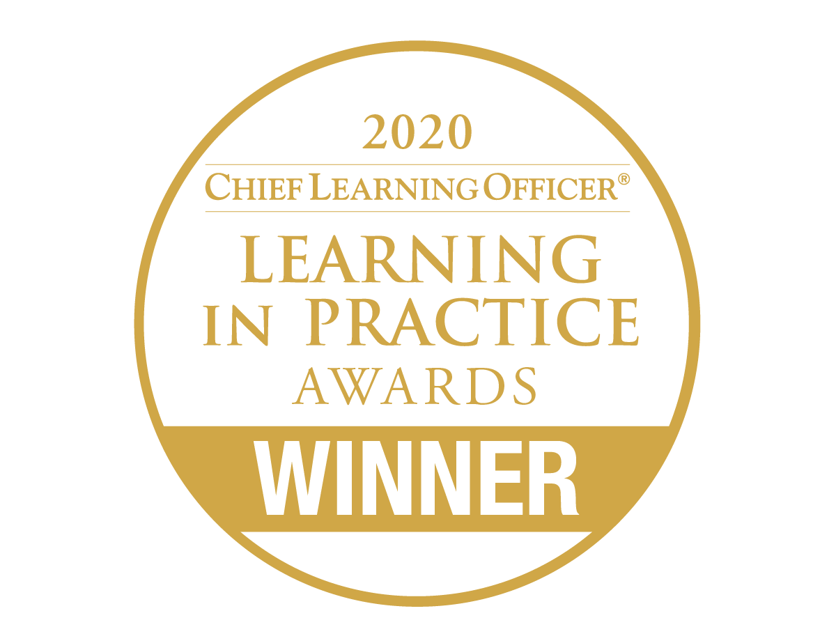 2020 Chief Learning Officer Learning in Practice Awards Winner