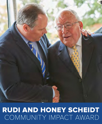 RUDI AND HONEY SCHEIDT COMMUNITY IMPACT AWARD