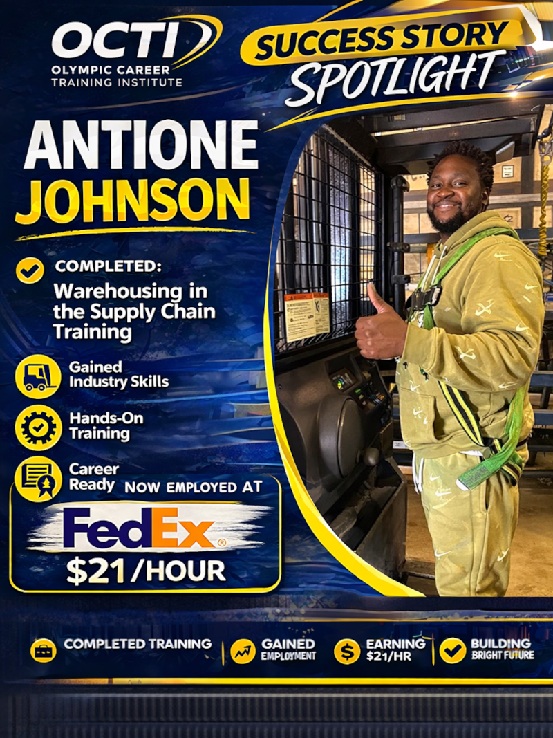 Antoine Johnshon's Success Story