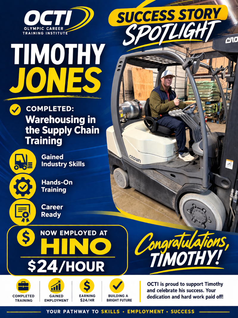 Timothy Jones' Success Story