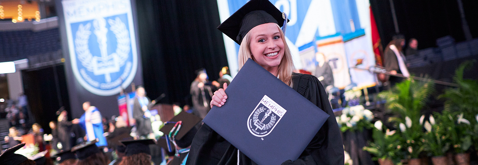 student at graduation