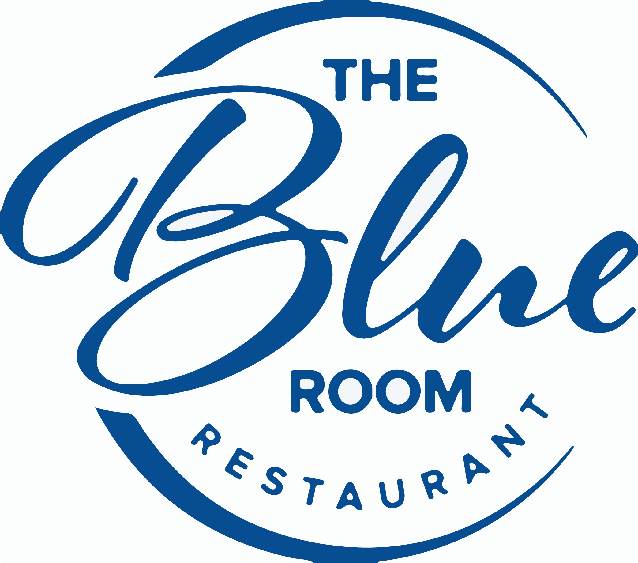The Blue Room Restaurant Logo and Link to website