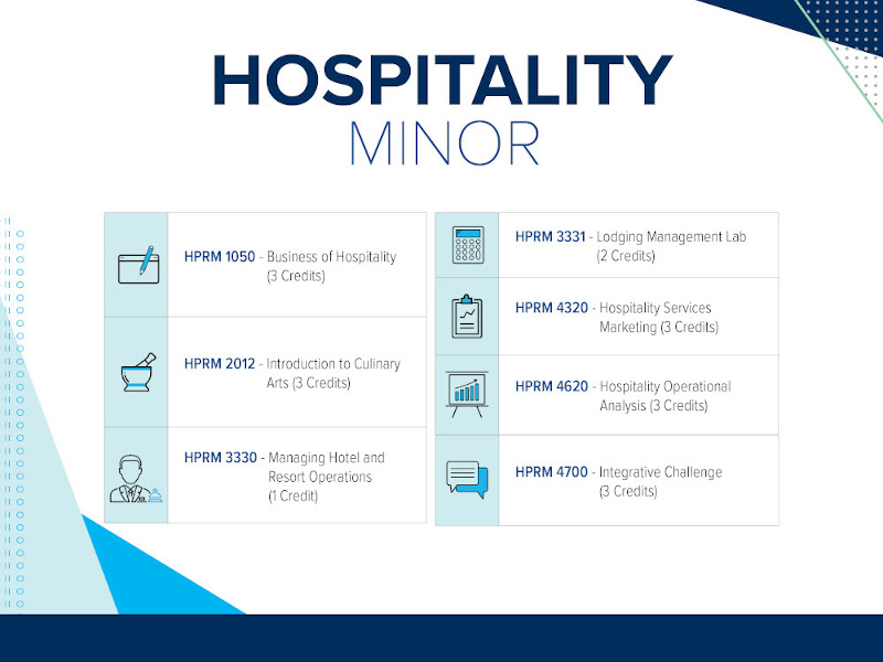 Hospitality Minor Infographic